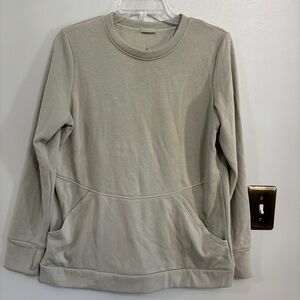 Cuddl Duds green pullover small
